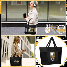 Gilprop 911 dispatch tote bag yellow color for visibility and cheer.