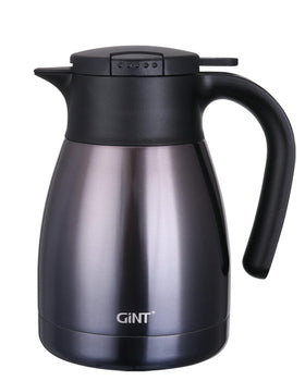GiNT 1L thermal carafe exterior purple shows double-wall insulation for long-lasting temperature.