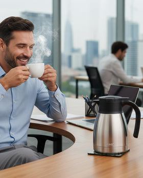 GiNT 34Oz carafe ideal for bedside, office, or outdoor gatherings.
