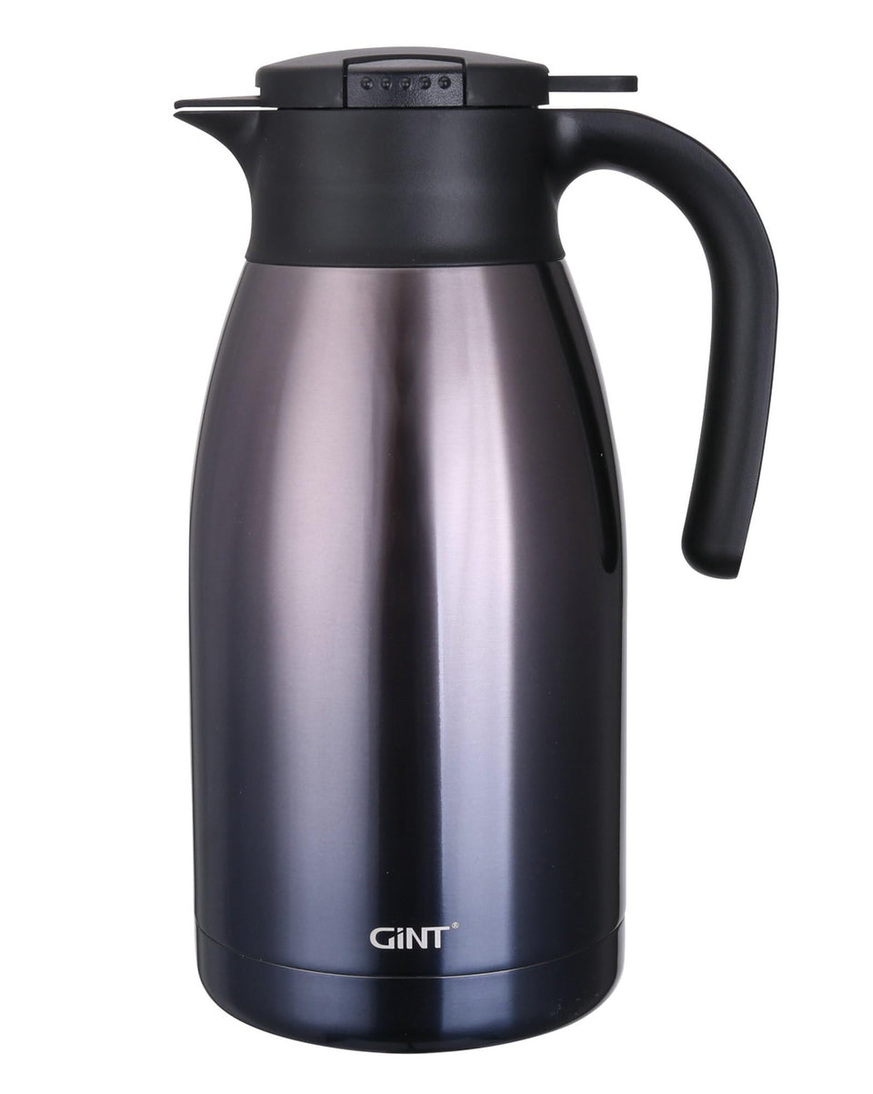 GiNT thermal coffee carafe purple wide mouth for easy filling and pouring