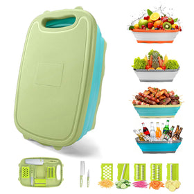 Gintan camping cutting board folded for compact storage.