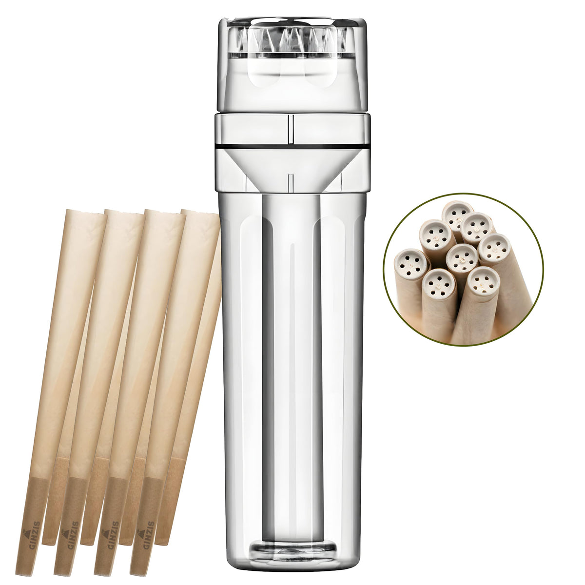 Ginzis compact travel grinder ready for use anywhere