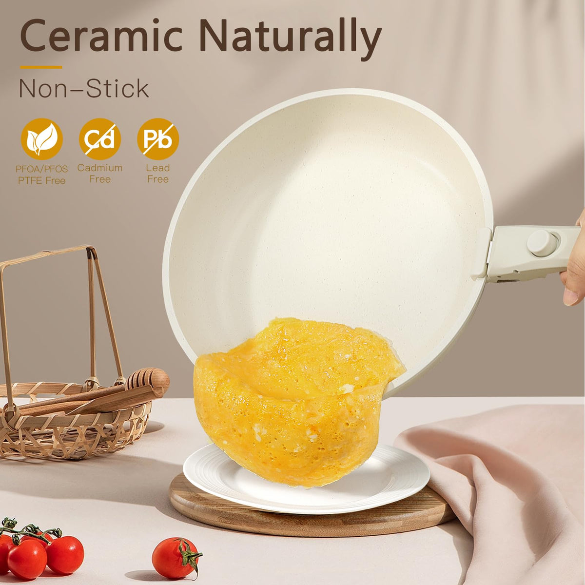 GiPP 9.5-inch Frying Pan — versatile searing for sauté and stir-fry meals
