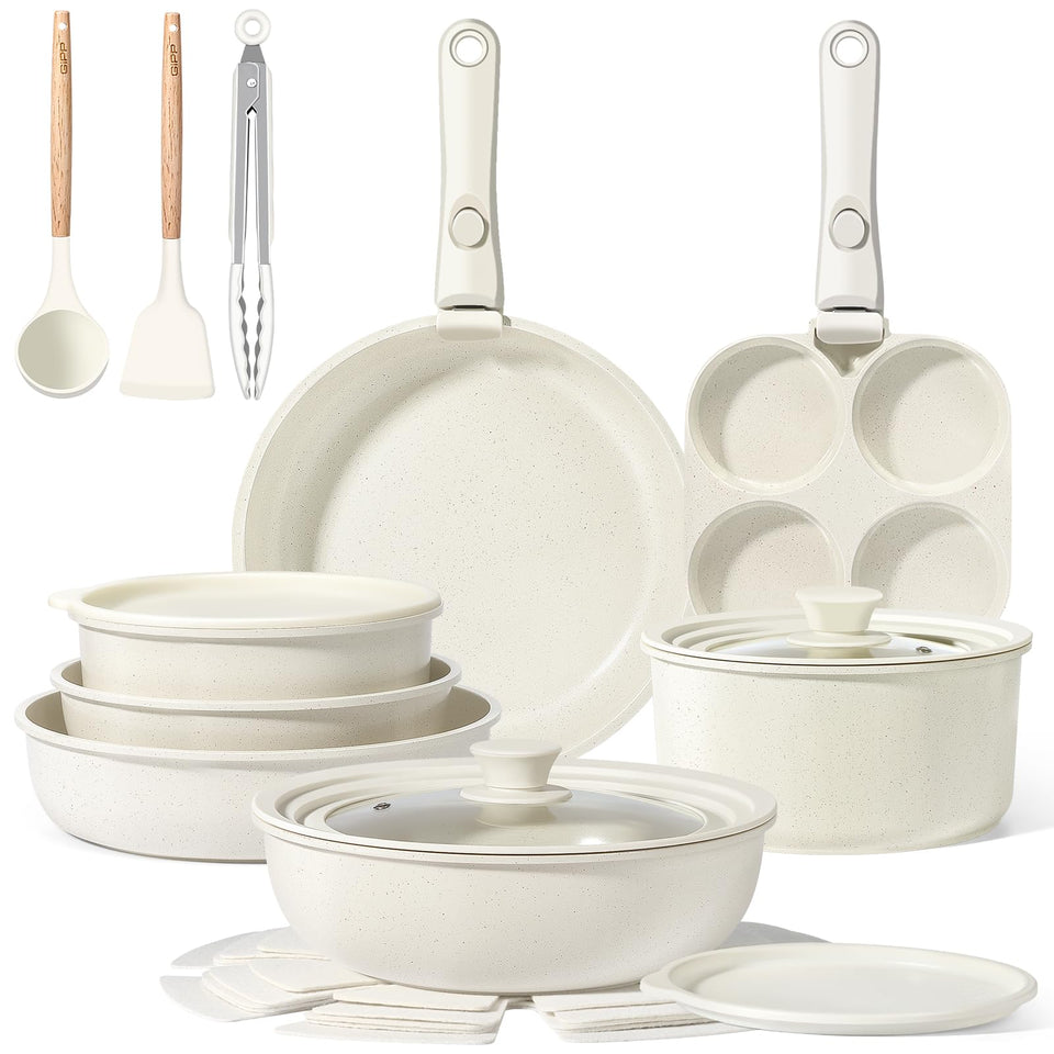 GiPP Ceramic Omelette Pan — effortless nonstick cooking for quick breakfasts