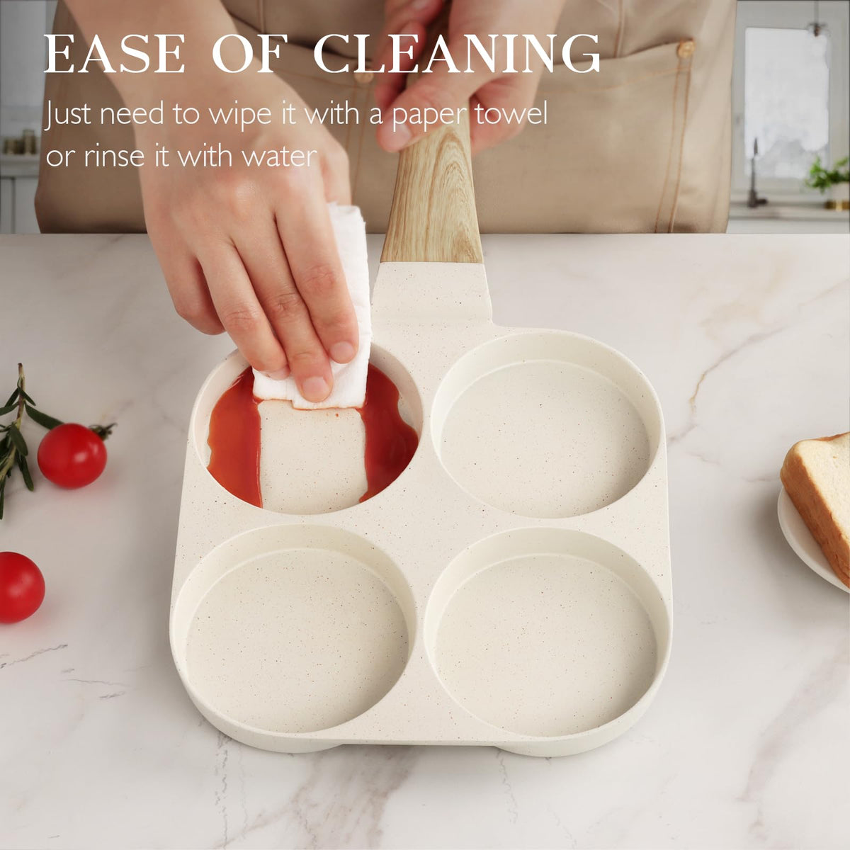 GiPP easy-clean interior simplifies cleanup after quick meals