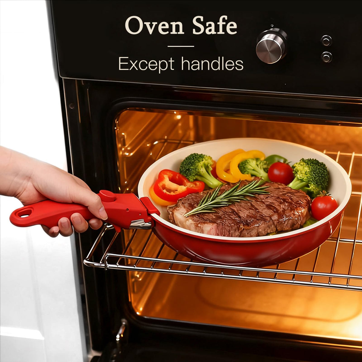 GiPP induction-compatible cookware heats evenly on all stoves.