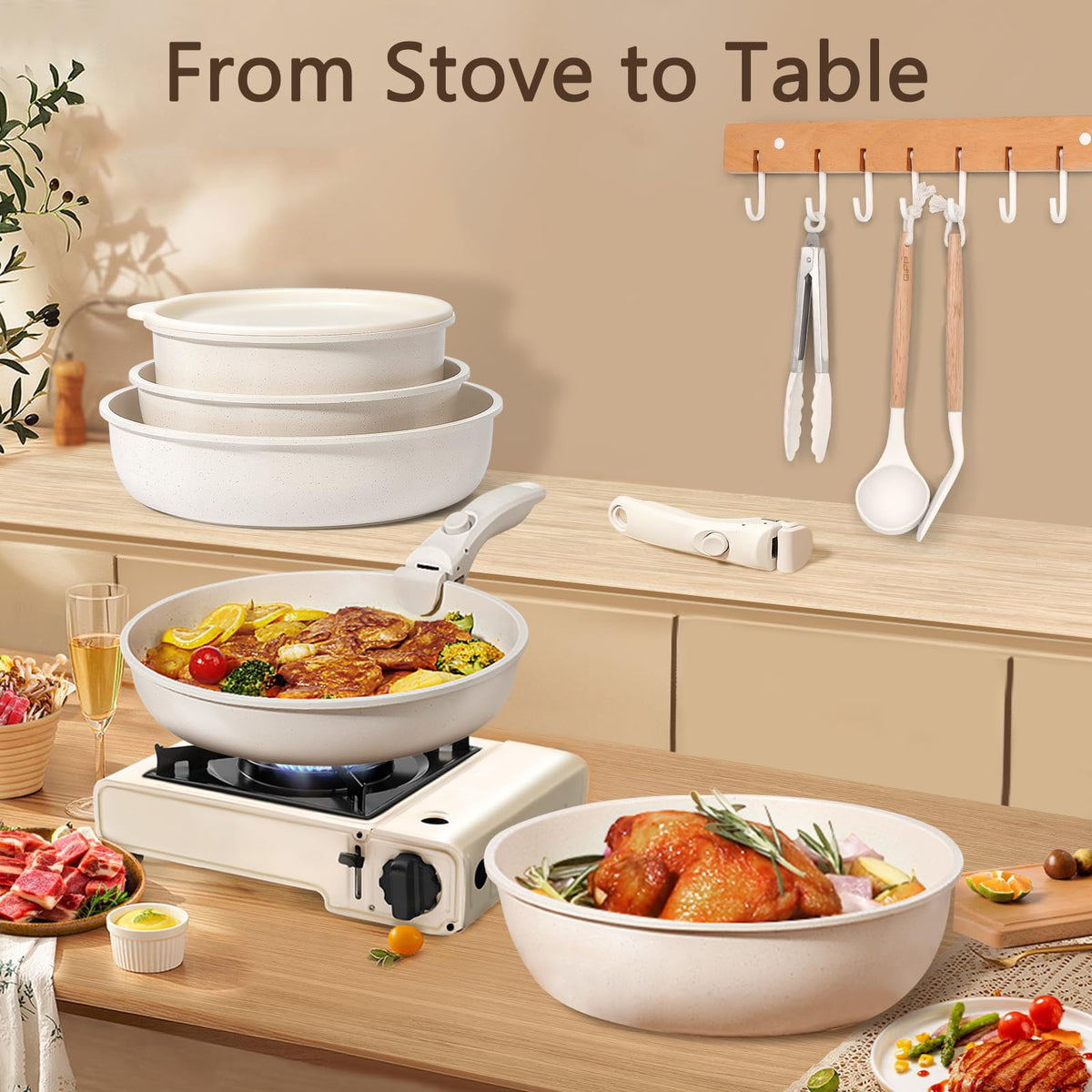 GiPP silicone glass lids — lock in heat and moisture for flavorful results