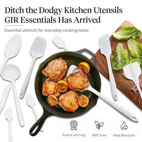 GIR Get It Right spatula: durable silicone for flipping and scraping without scratching.