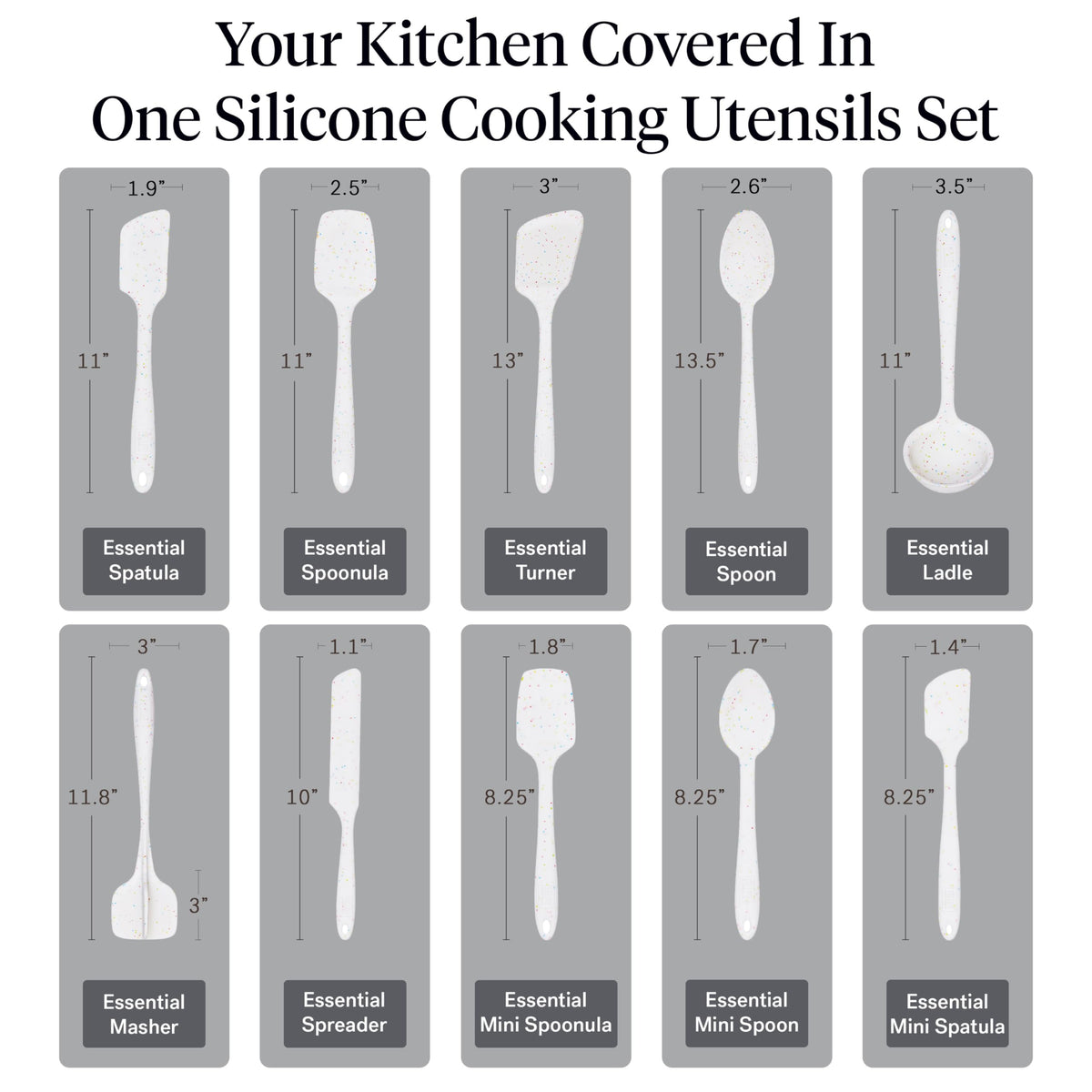 GIR Get It Right spoonula: versatile scooping and stirring for sauces and batters.