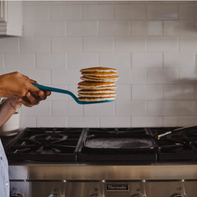 GIR mini spatula for baking in slate helps flip delicate pastries and stir sauces