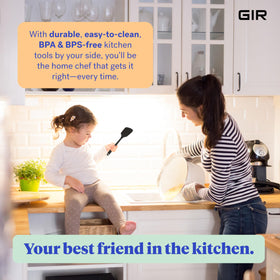 GIR seamless design reduces food traps for easy cleaning.