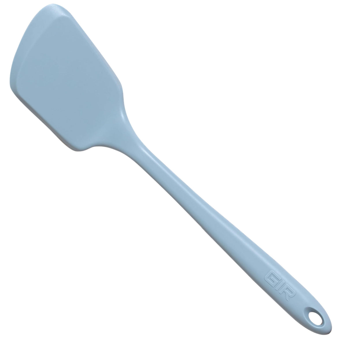 GIR mini silicone spatula turner in slate for precise flipping without scratching cookware