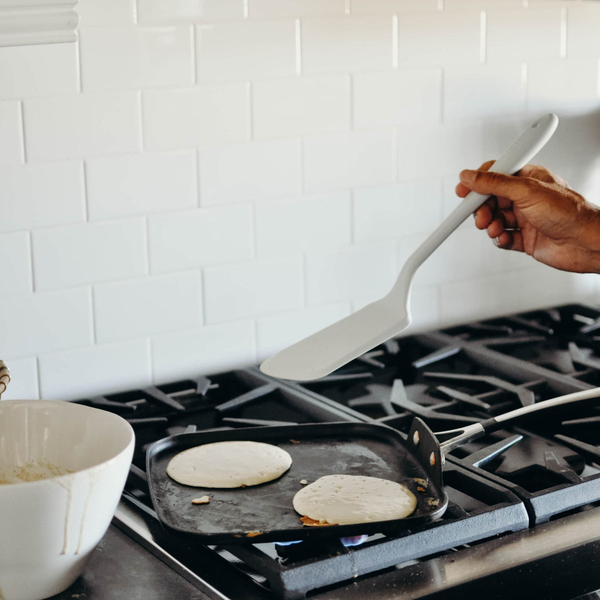 GIR professional-grade spatula in slate elevates home cooking with durability