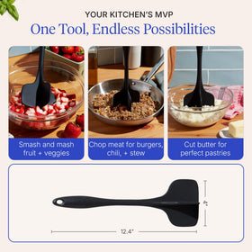 GIR silicone meat chopper heat resistance up to 425°F protects cookware.