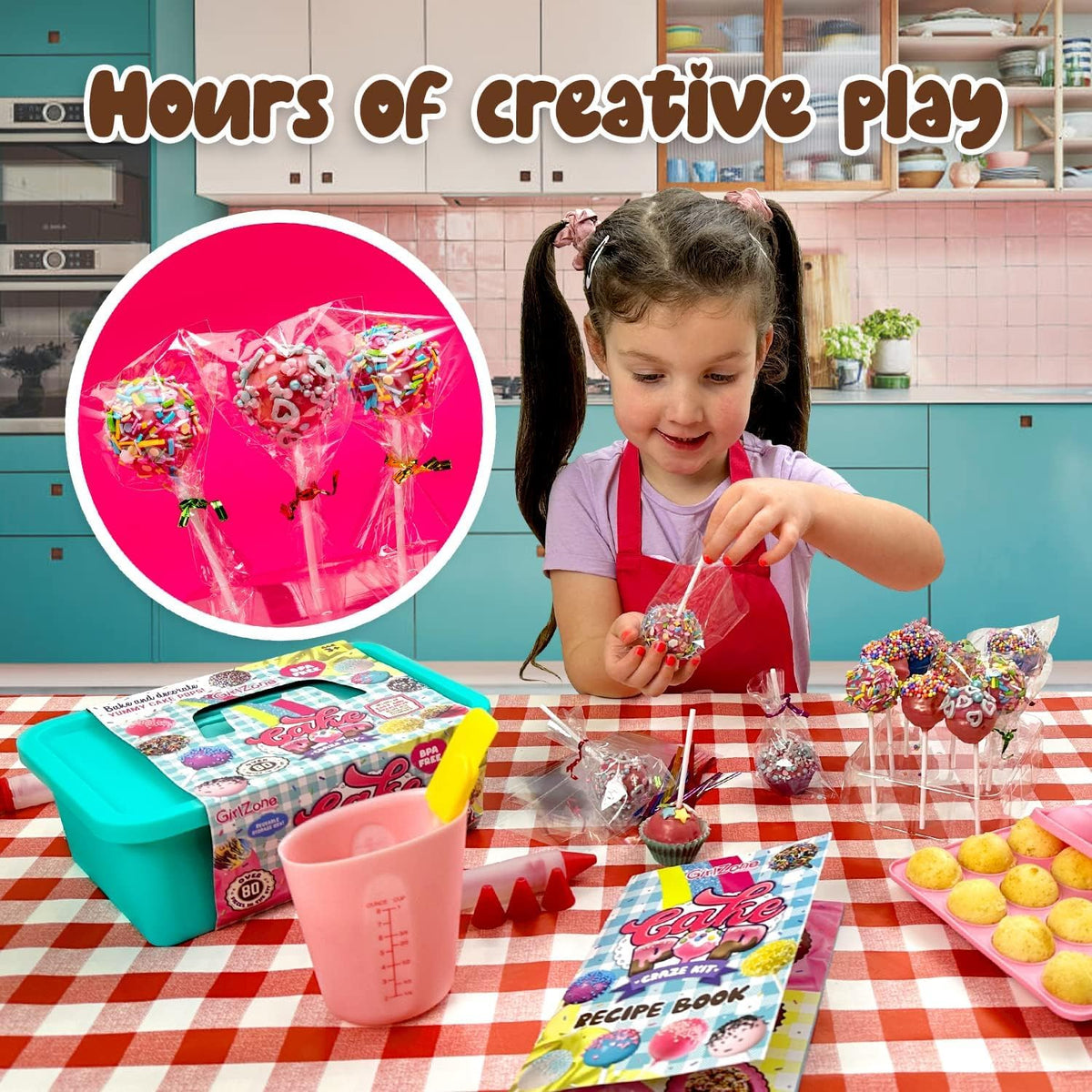 GirlZone decorating pen enables precise icing for bright, confident designs.