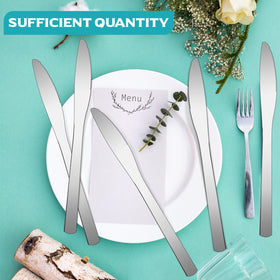 Gisafai stainless knives shown with dishwasher-safe design for quick cleanup.