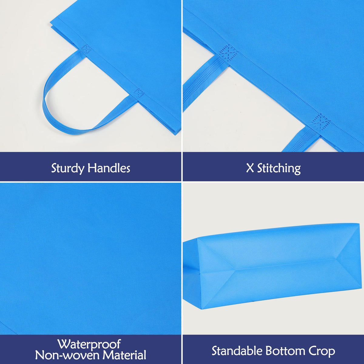 Gitmiws wide-bottom-tote-design stays upright for easy packing.