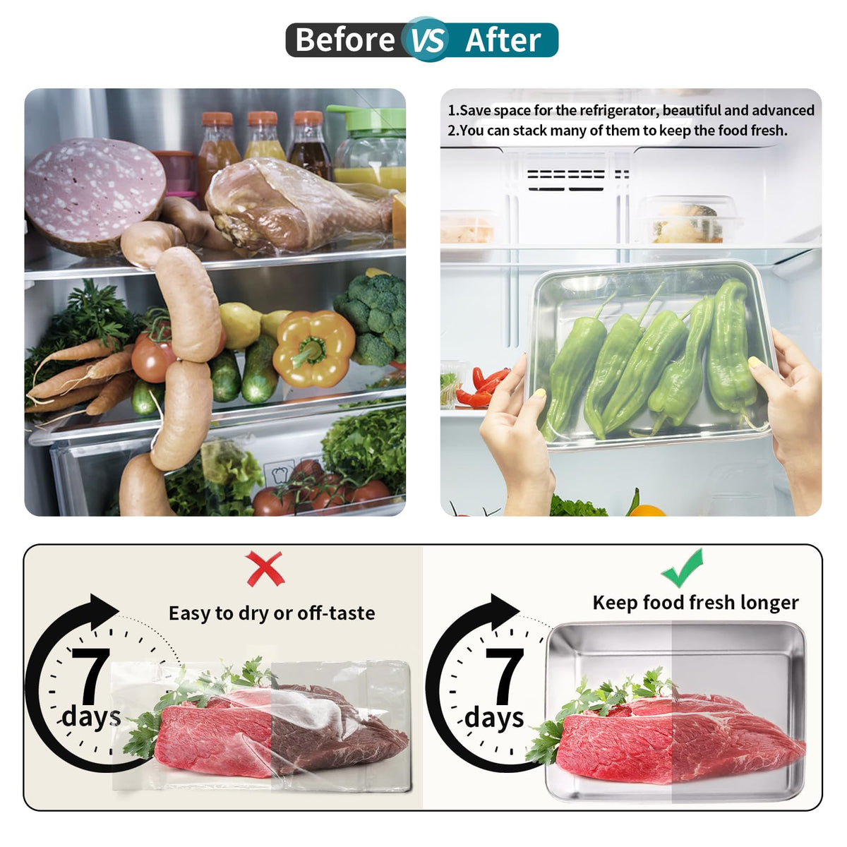 GIUOIDUO containers shown as dishwasher-safe for easy cleanup