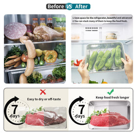 GIUOIDUO containers shown as dishwasher-safe for easy cleanup