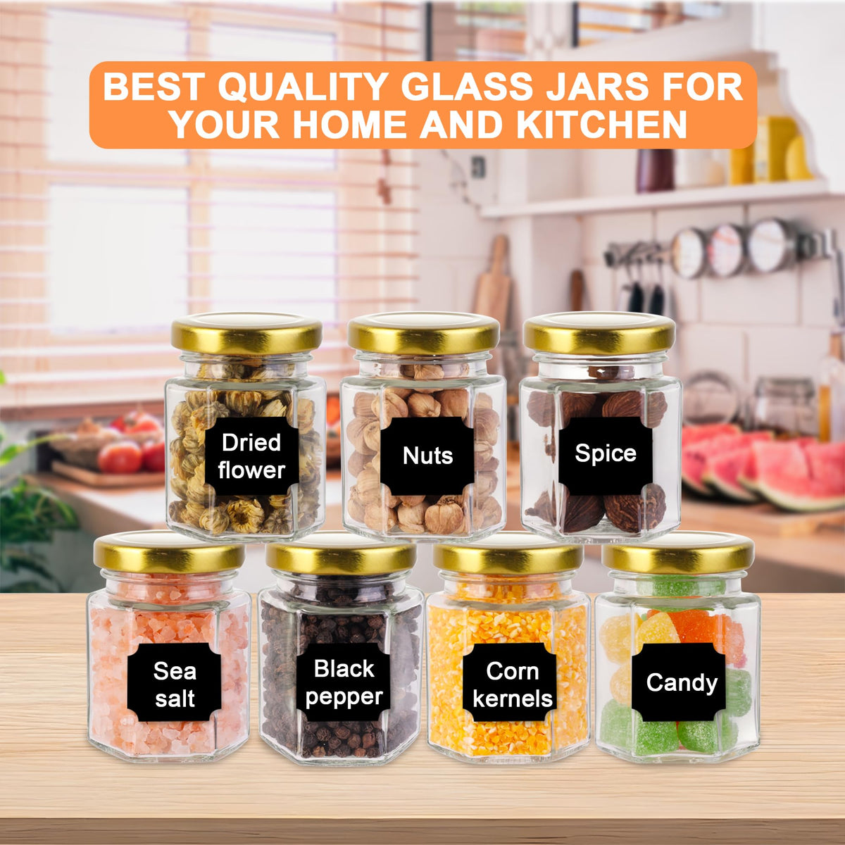 GIVAMEIHF 40 labels included to organize favors and gifts.