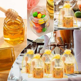 GIVAMEIHF golden bee charms add decorative flair to gifts