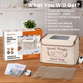 GIYUDOT stainless steel rack and humidor included with kit