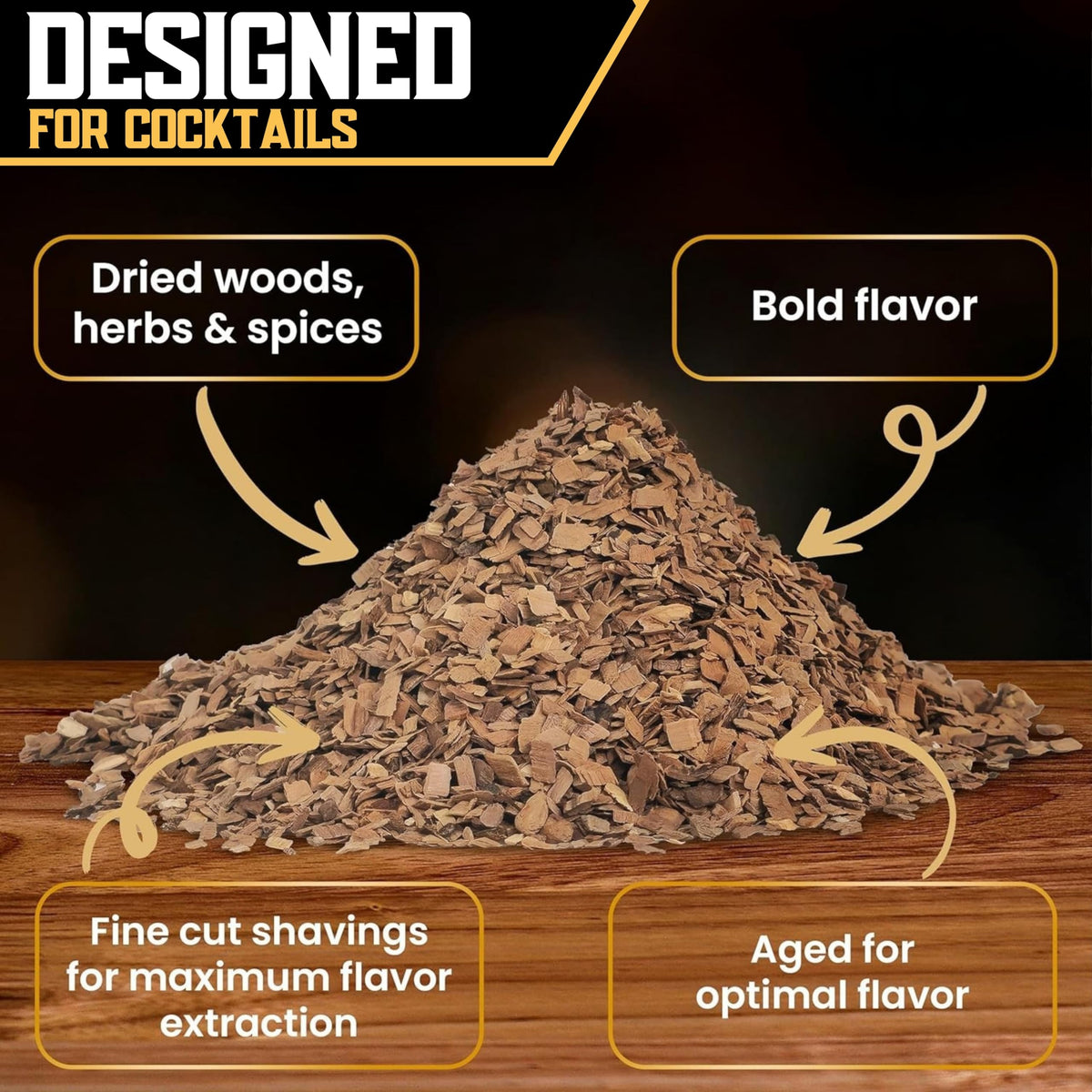 G & J's Finest wood chips ignite quickly for clean smoke