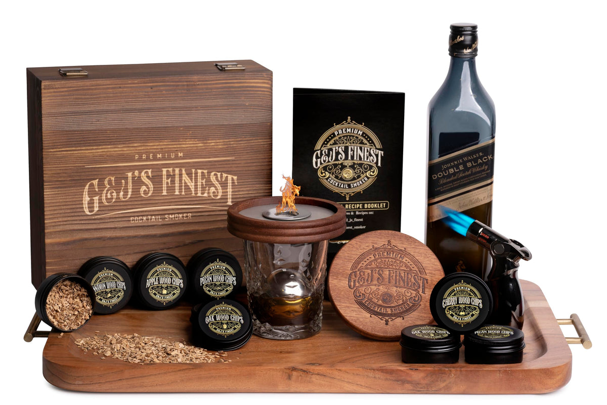 G&J's Finest recipe guide with smoking tips and drink ideas.