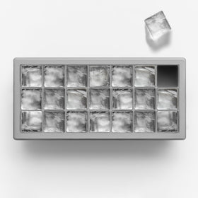Glacio BPA-free ice tray with quick-release design for easy cube removal.