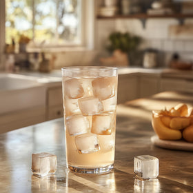 Glacio 1.3-inch cubes deliver consistent chilling for cocktails and beverages.