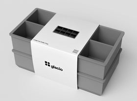 Glacio food-grade silicone trays are dishwasher safe.