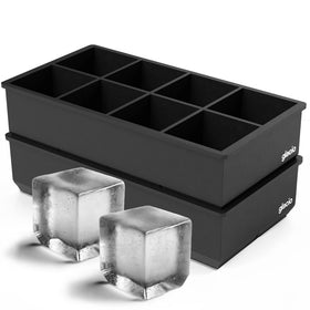 Glacio ice cube molds with eight large squares for slow-melt chilling
