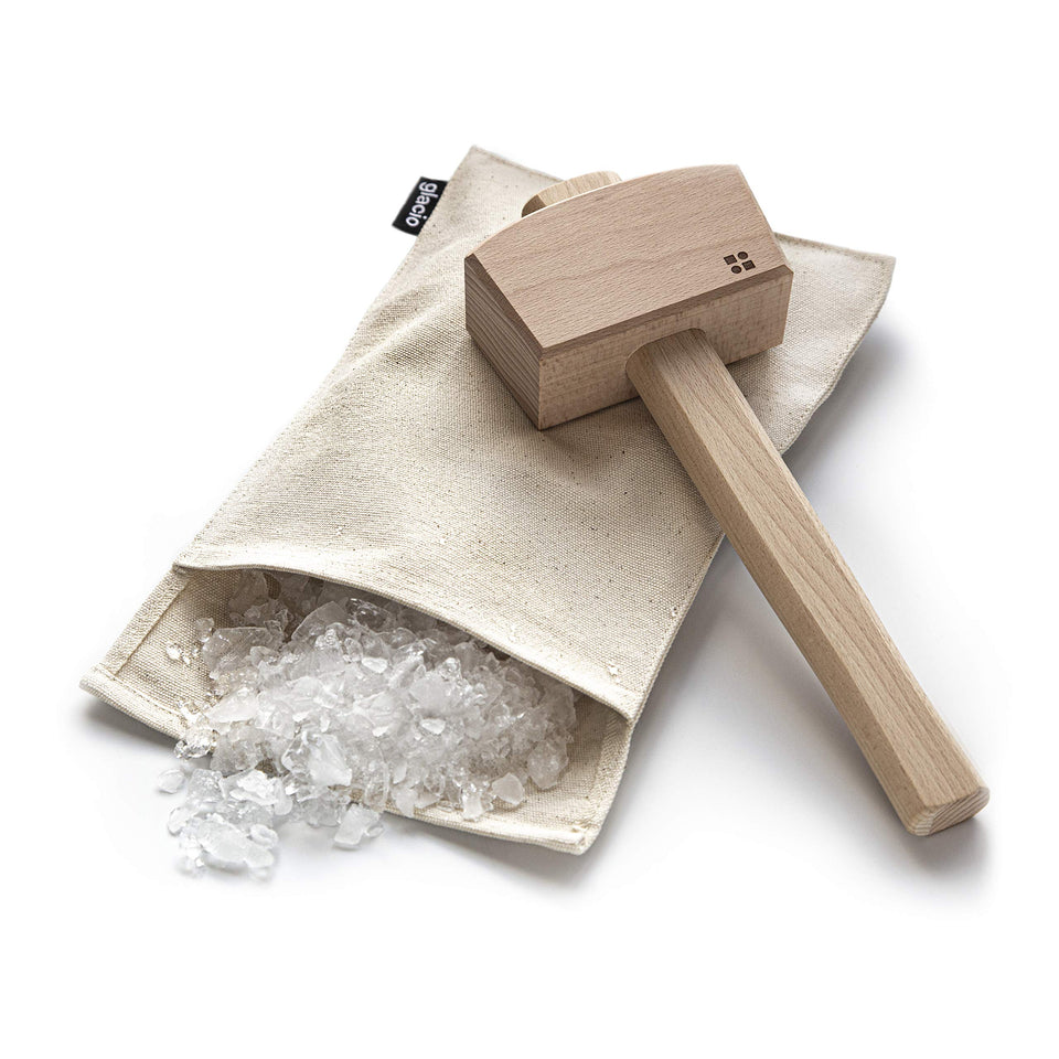 Glacio ice mallet for smooth cubes and even crushed ice