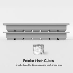 Glacio quick-release ice cubes enable fast portioning for drinks.