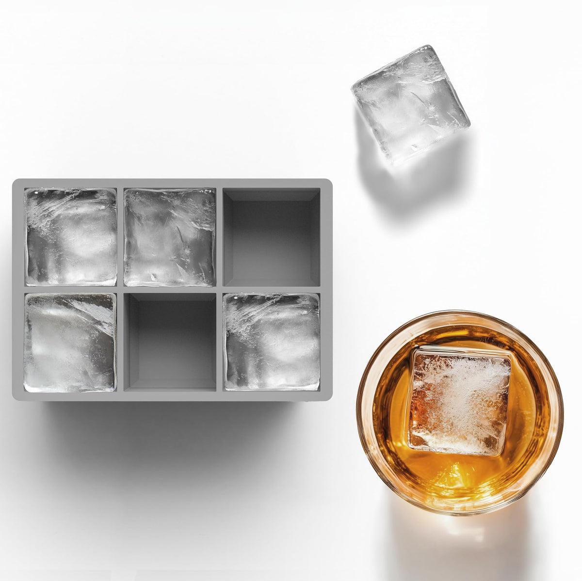 Glacio sphere ice ball mold ideal for upscale cocktails and longer cooling.