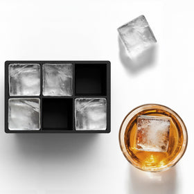 Glacio versatile ice shapes offer square cubes and spheres for cocktails.