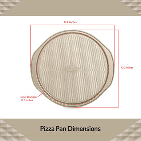 Glad nonstick pan cleans easily with hand wash to preserve coating.