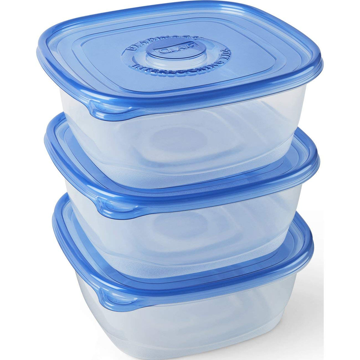 Glad 104oz family-pack storage containers ready for potlucks and batch meals