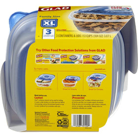 Glad stackable containers save kitchen space and reduce clutter