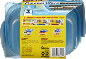 Glad FreezerWare crack-resistance protects contents in the freezer.