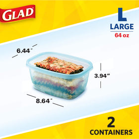 Glad FreezerWare BPA-free plastic safe for freezer-to-microwave use.