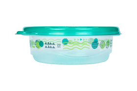 Glad MatchWare microwave-safe containers for reheating leftovers with vented lid corner