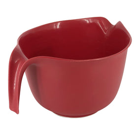 Glad mixing bowl interior is non-stick for easy food release.