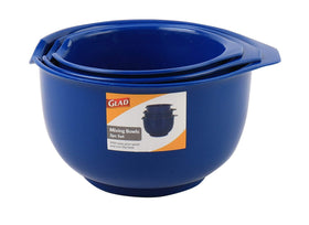 Glad mixing bowls dishwasher safe for quick cleanup.