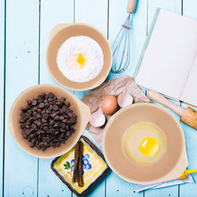 Glad 3-piece nesting bowls save space in small kitchens.