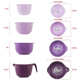 Glad nesting design keeps kitchen organized and saves cabinet space.
