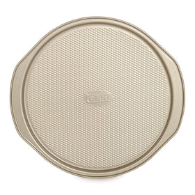 Glad nonstick large pizza pan for oven with easy crust release.