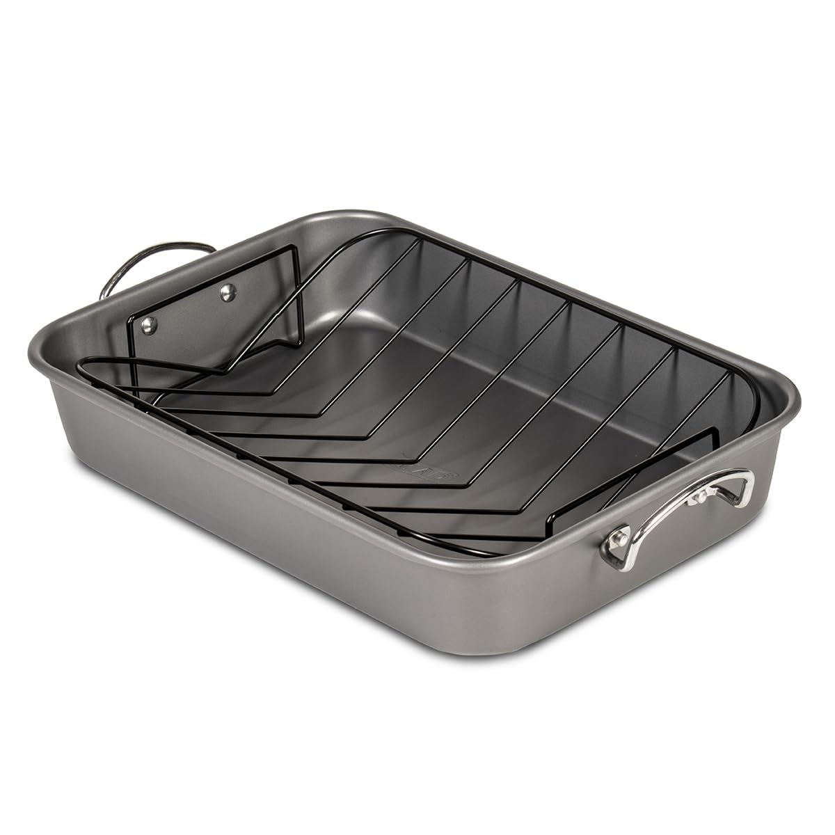 Glad Roasting Pan nonstick 11x15 for turkey and vegetables; easy release.