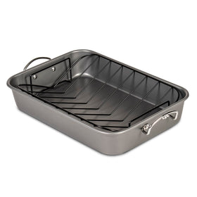 Glad Roasting Pan nonstick 11x15 for turkey and vegetables; easy release.