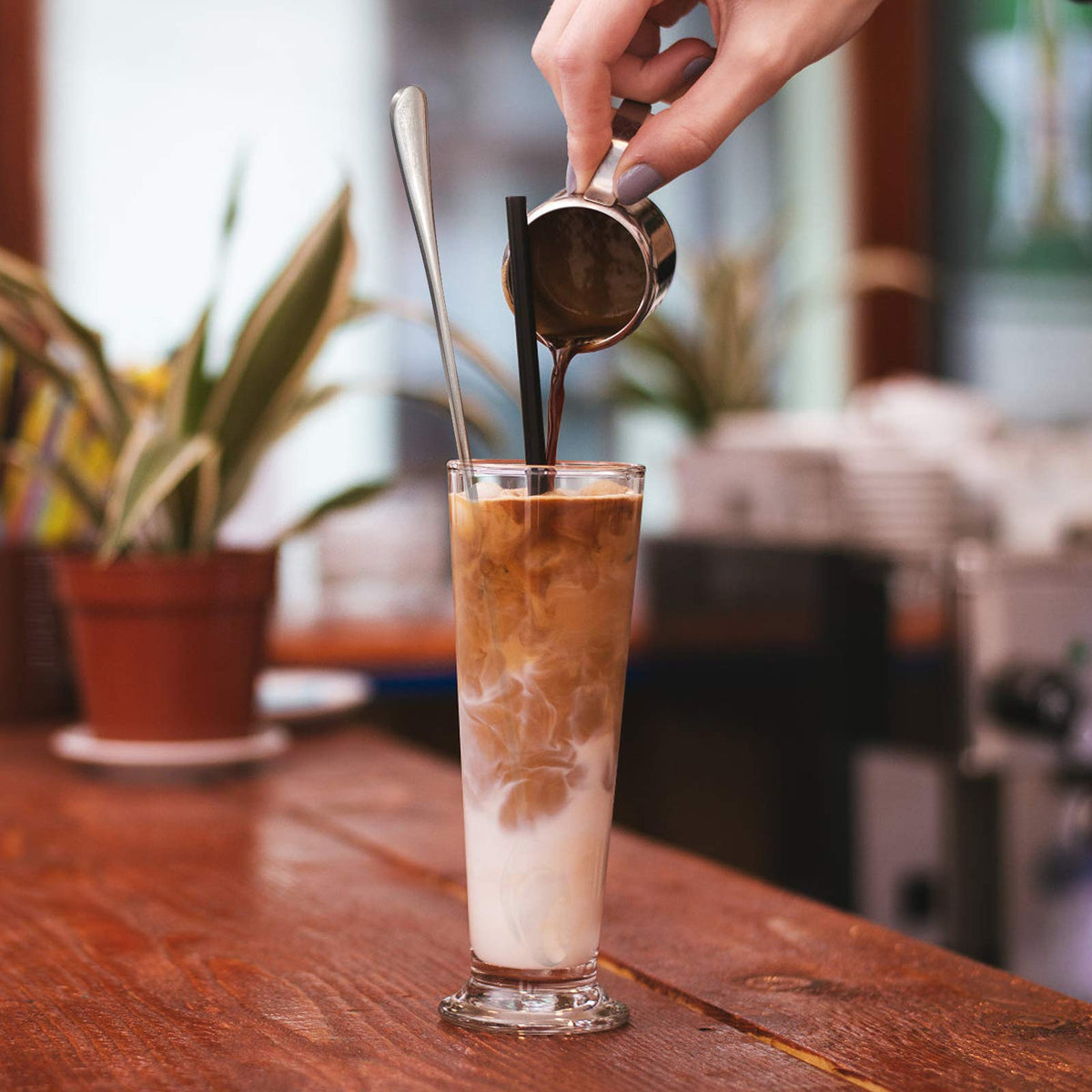 GLAMFIELDS sundae-milkshake spoon ideal for desserts and sauces at home.